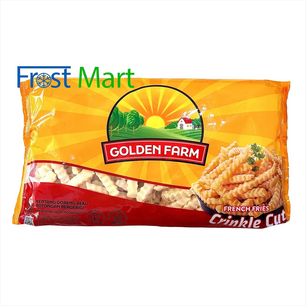

Golden Farm Kentang Goreng French Fries Crinkle Cut 1 Kg
