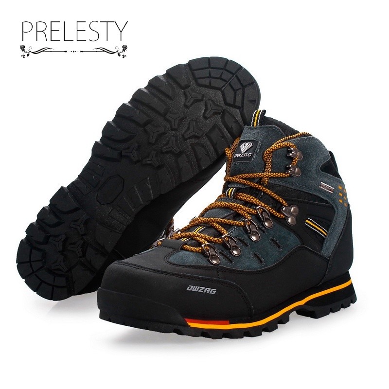 CUCI GUDANG IMPORT KLASIK PREMIUM OUTDOOR SEPATU BOOTS TINGGI HIKING GUNUNG PRIA COWOK ADVENTURE