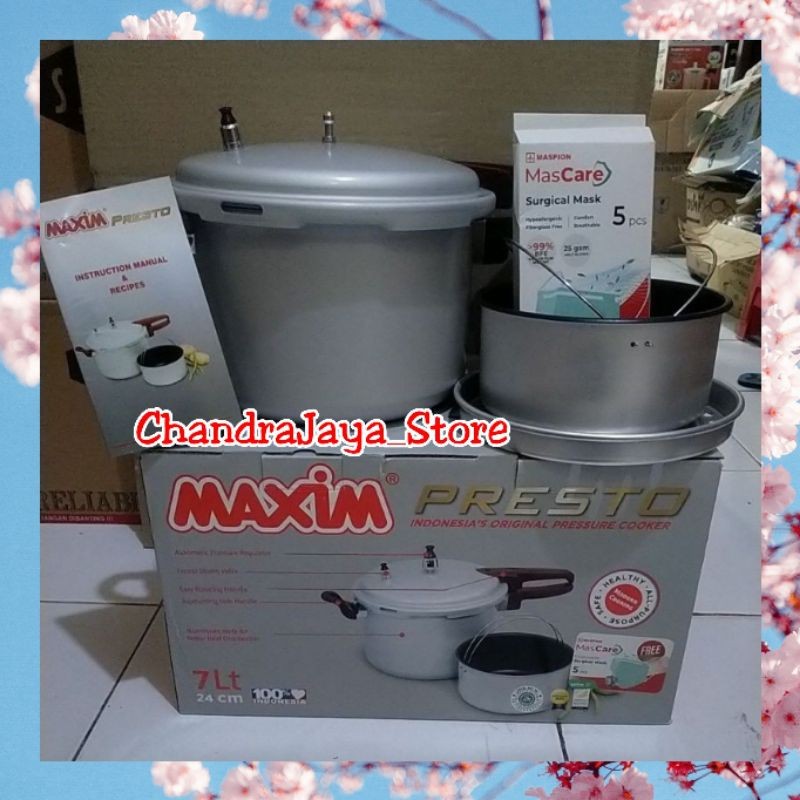 MAXIM PANCI PRESTO 7 LITER 24cm / PRESTO MAXIM 4 LITER 20cm
