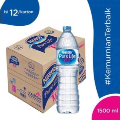 

OKHI - NESTLE PURE LIFE 1500ML - NESTLE 1500ML [1,5 Liter - 1 Dus Isi 12 Pcs]
