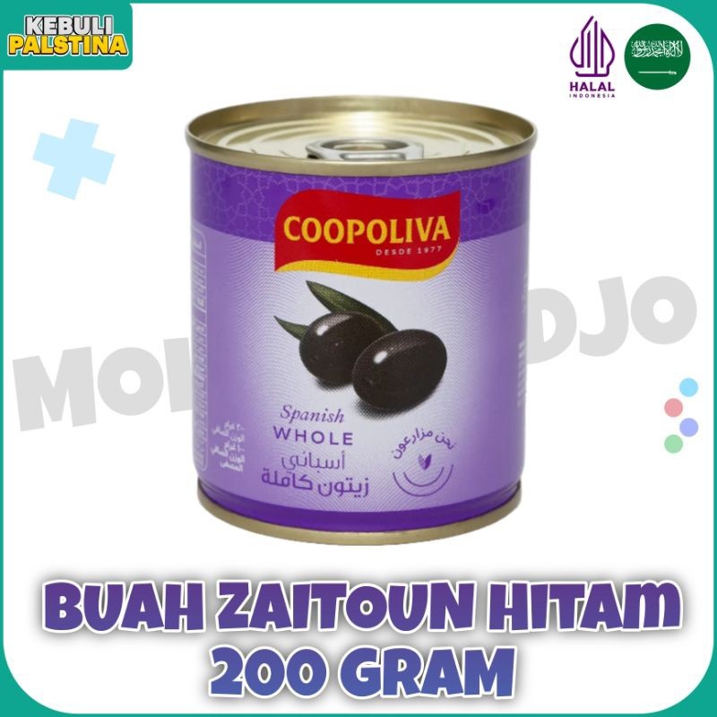 

BUAH ZAITUN HITAM UTUH MERK COOPOLIVA 200GRAM EXP 7/2027