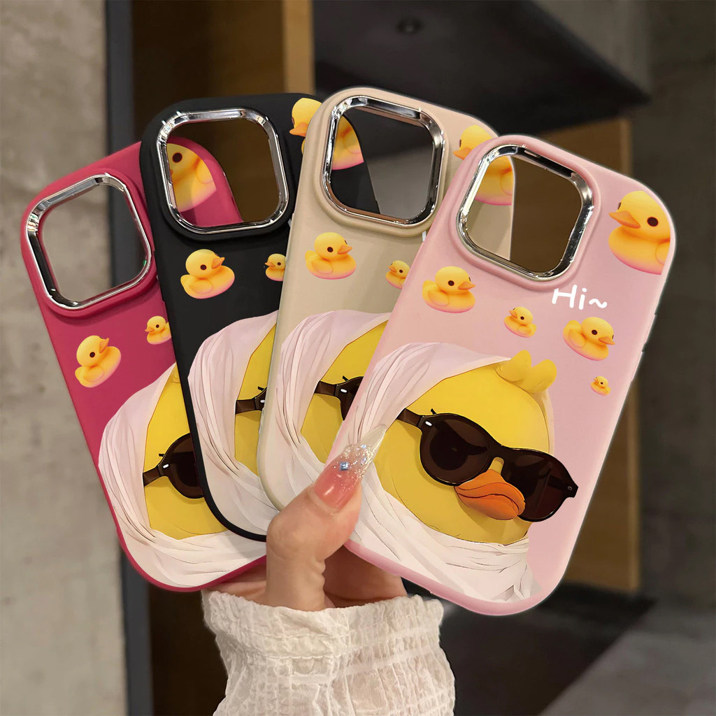 Couplecasing Case duck Casing ponsel cocok untuk SAMSUNG A15 A02S M02S A03S A03 A05 A05S A12 A13 A04