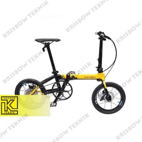 Dahon Sepeda Lipat K3 Plus 16 Inci - Kuning/Hitam