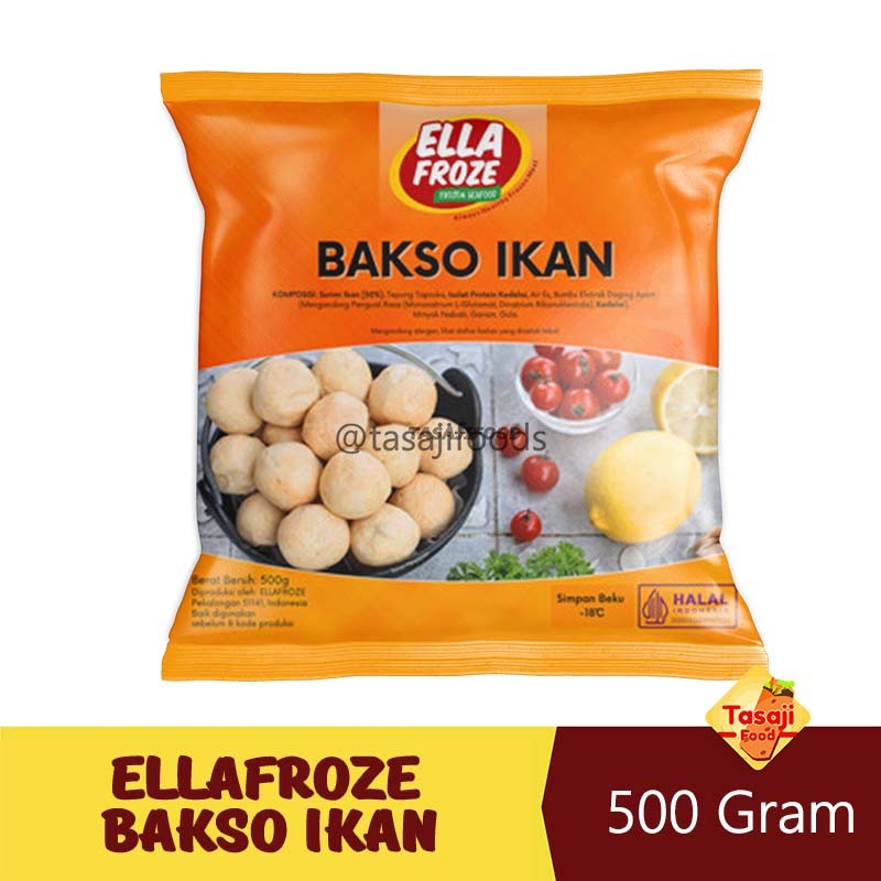 

Ellafroze Bakso Ikan 500 Gr Olahan Ikan Frozen