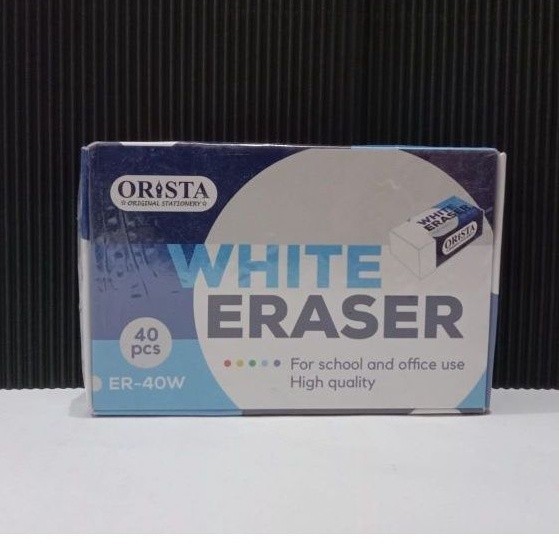 

(SN.ATK) (Pak) Penghapus Orista Putih Kecil Er40W