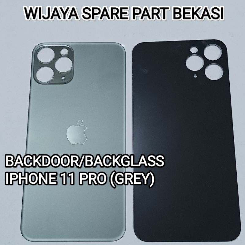 BACKDOOR/BACKGLASS IPHONE 11 PRO (GREY)