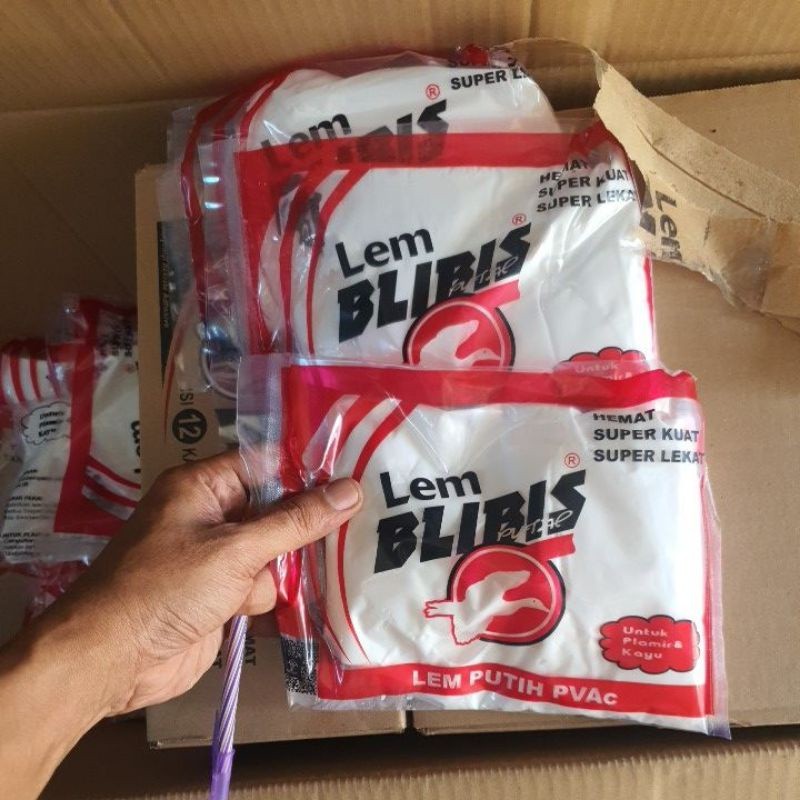 

LEM KAYU LEM PVAc BLIBIS KANTONG BESAR REAL -/+ 650Gr