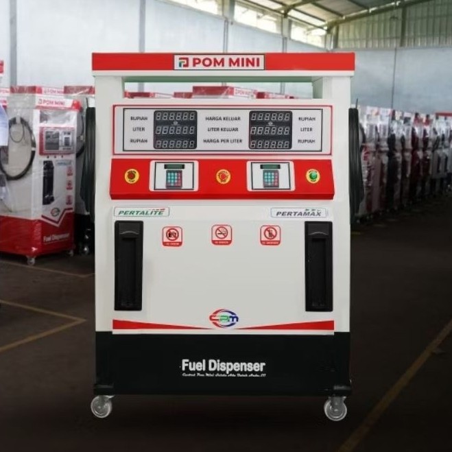 POM MINI - Pertamini Digital 2 Nozzle 2 x 210 Liter