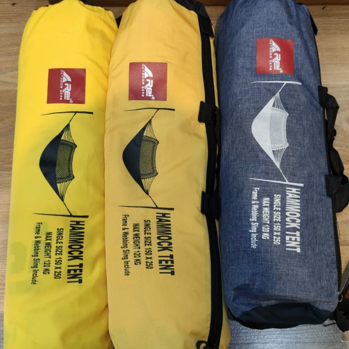 ✨TERLARIS  -New ready Hammock Tent Rei Artikel : R14Q 144 Harga : Rp. 349,000,- - Kuning