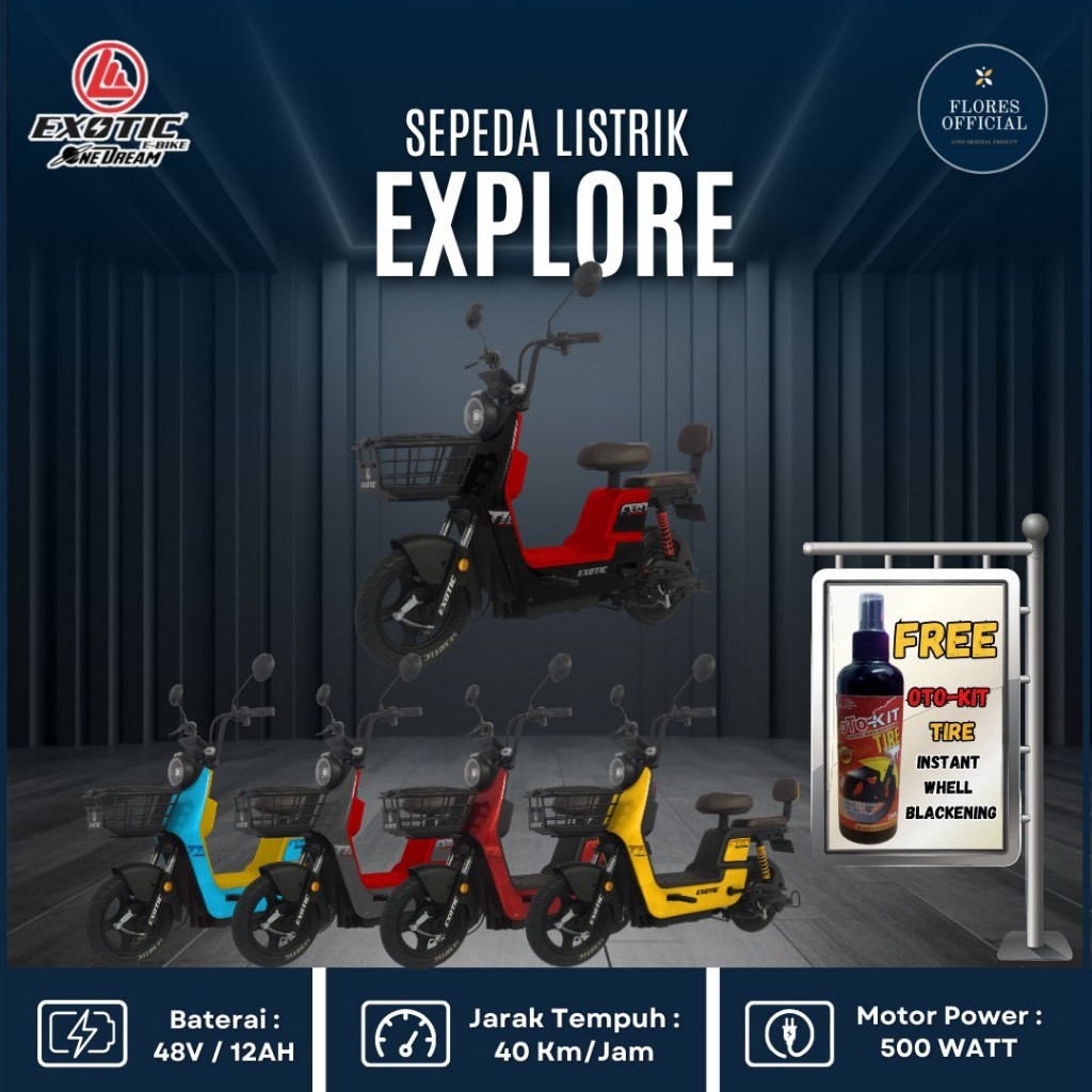 Sepeda Listrik Pacific VERTEX Sepeda Motor Listrik