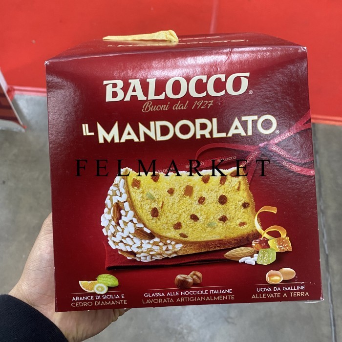 

Balocco Pandoro Mandorlato Cake / Kue Natal / Cake Edisi Natal / 750 grm