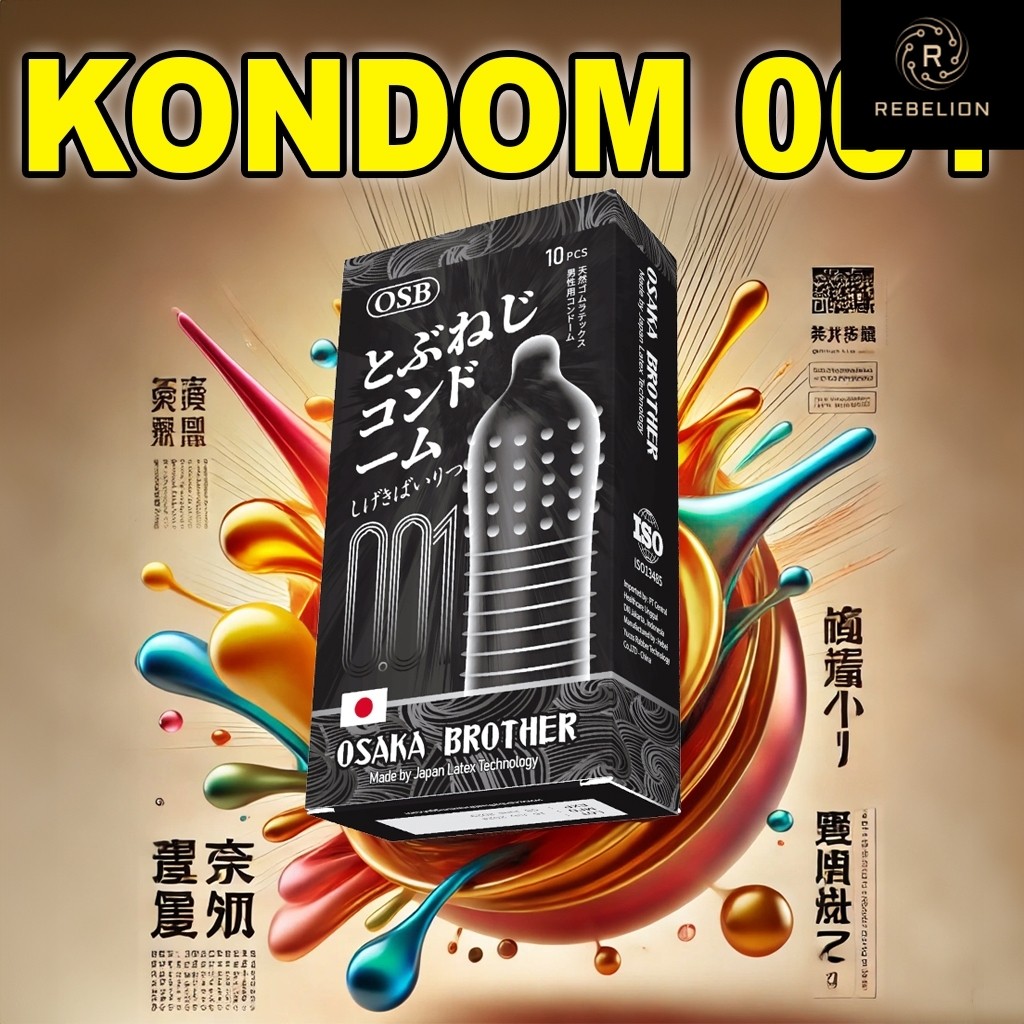 Kondom Bergerigi 001 - Dotted Condom 001 Premium Quality - OSB Japan Condom