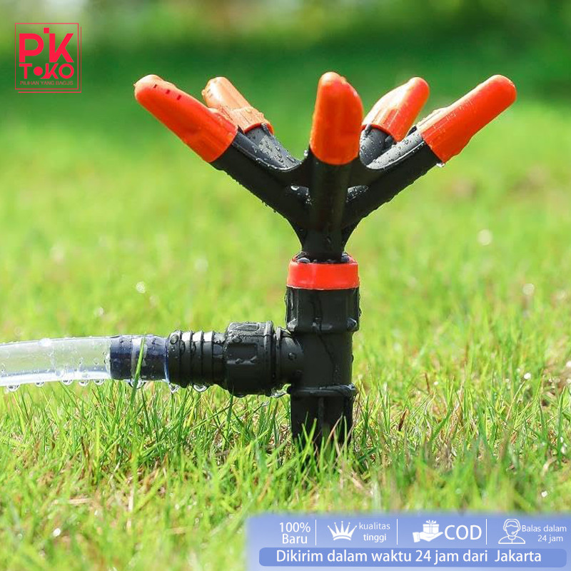 Penyiram Tanaman Otomatis Alat Penyiram Tanaman Otomatis Taman Rotasi 360 Sprinkler Splinker Penyira
