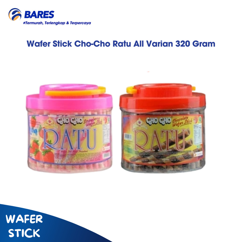 

Cho Cho Wafer Stick Ratu All Varian 320 Gram