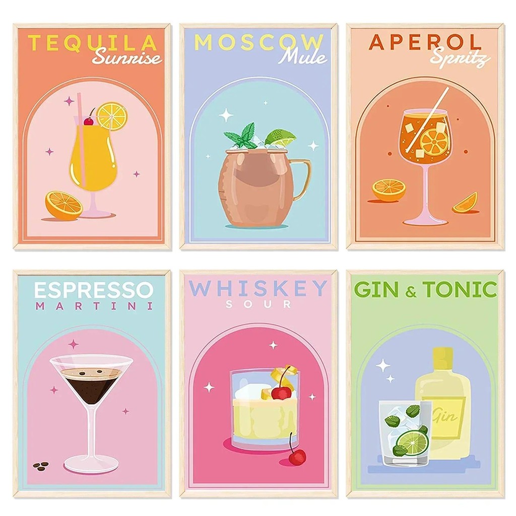 

6 Pack DIY Paint By Numbers Kit for Adults Flower, Acrylic Digital Oil Painting Art on Canvas Wall Decor Gift No Frame