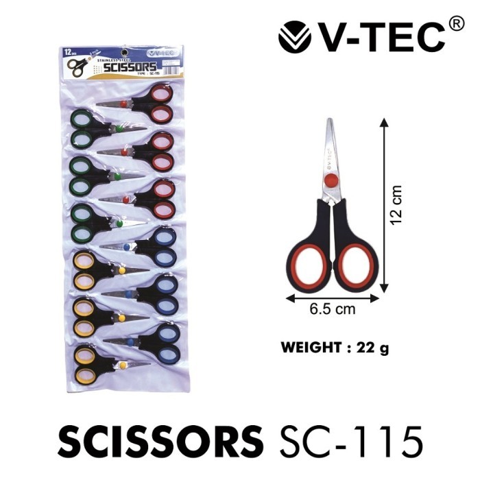 

Gunting Murah VTEC Type SC-115 (isi 12 pcs)