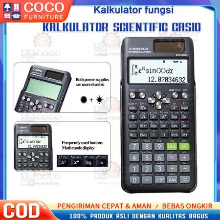 

Kalkulator Scientific Casio FX-991EX Kalkulator Scientific Casio ilmiah FX-991EX Classwiz Asli dan Bergaransi FX-991CW Kalkulator Ilmiah Original 991ES-Plus Kalkulator Casio Scientific Calculator Casio Scientific Kalkulator Scientific Casio 82ms