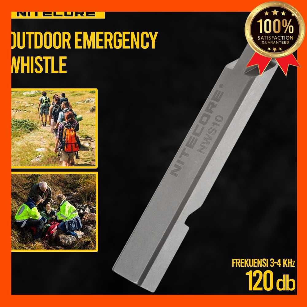 

NITECORE Peluit Outdoor Emergency Whistle 120 dB - NWS10