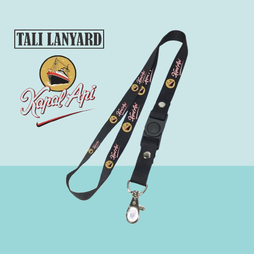 TALI LANYARD KAPAL API - TALI ID CARD GANTUNGAN KUNCI PT KAPAL API | KOPI INDONESIA GANTUNGAN FLASHD