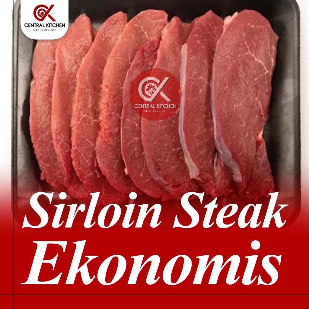 

Beef Steak Sirloin Import Ekonomis Has Luar Daging Sapi 100gr Juicy