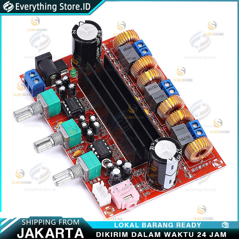 H-M139 Kit Power Amplifier Class D TPA3116D2 2x50W+100W Stereo Subwoofer XH-M139