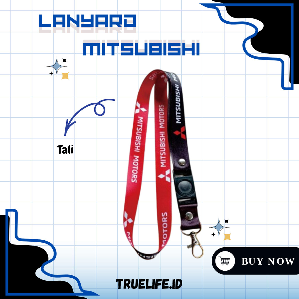 

Tali ID Card/Lanyard MITSUBISHI motors [READY STOCK]