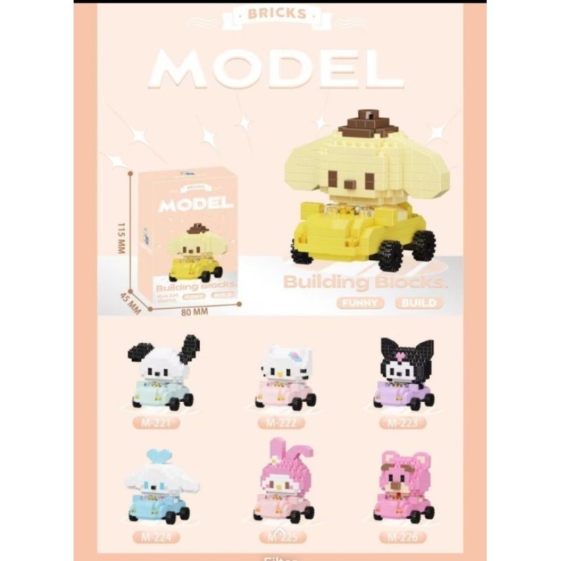 Lego Nano Block / Lego bricks / Lego mini / Lego karakter / Kado