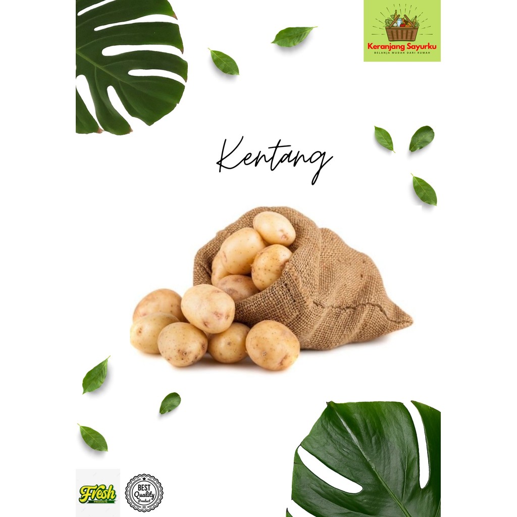 

Kentang Segar Sayuran 1 kg by Keranjang Sayurku