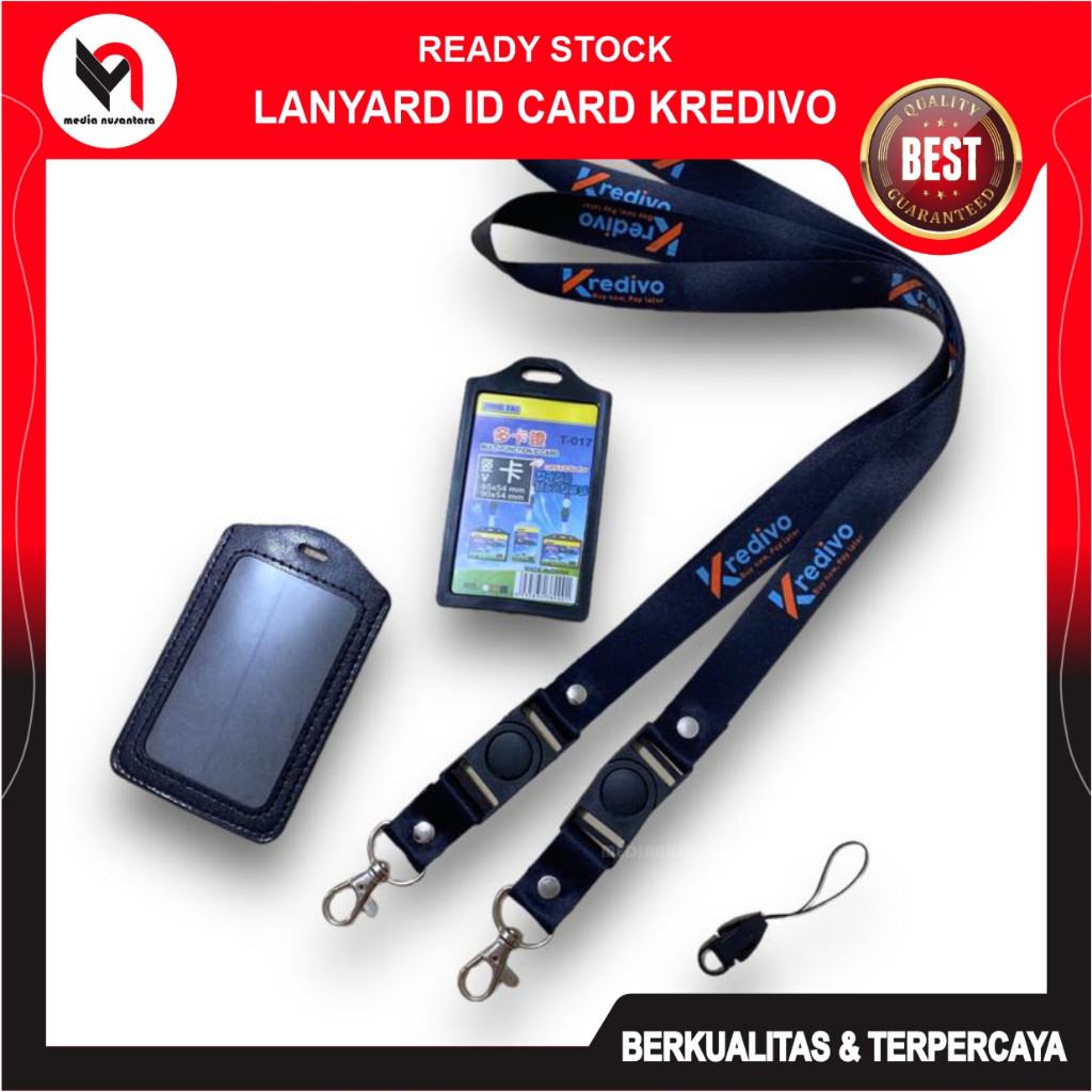 

Tali ID Card Kredivo Lanyard Printing 2 Sisi