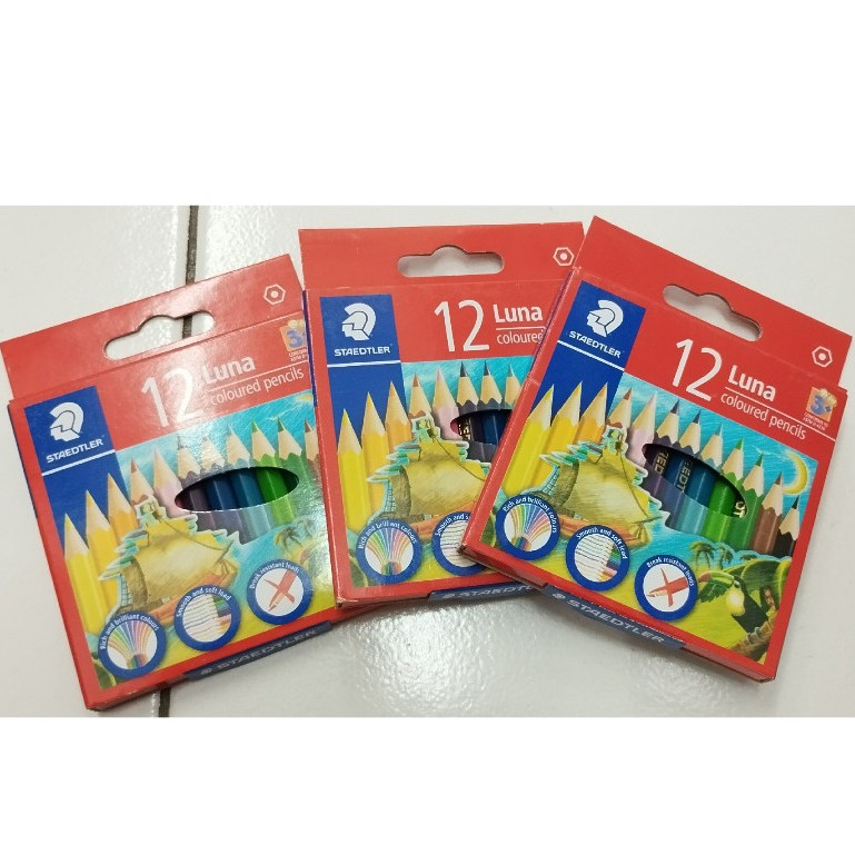 

PENSIL WARNA STAEDTLER LUNA PREMIUM 12 WARNA ( A13601C12TH ) MINI ( 64558 ) 123