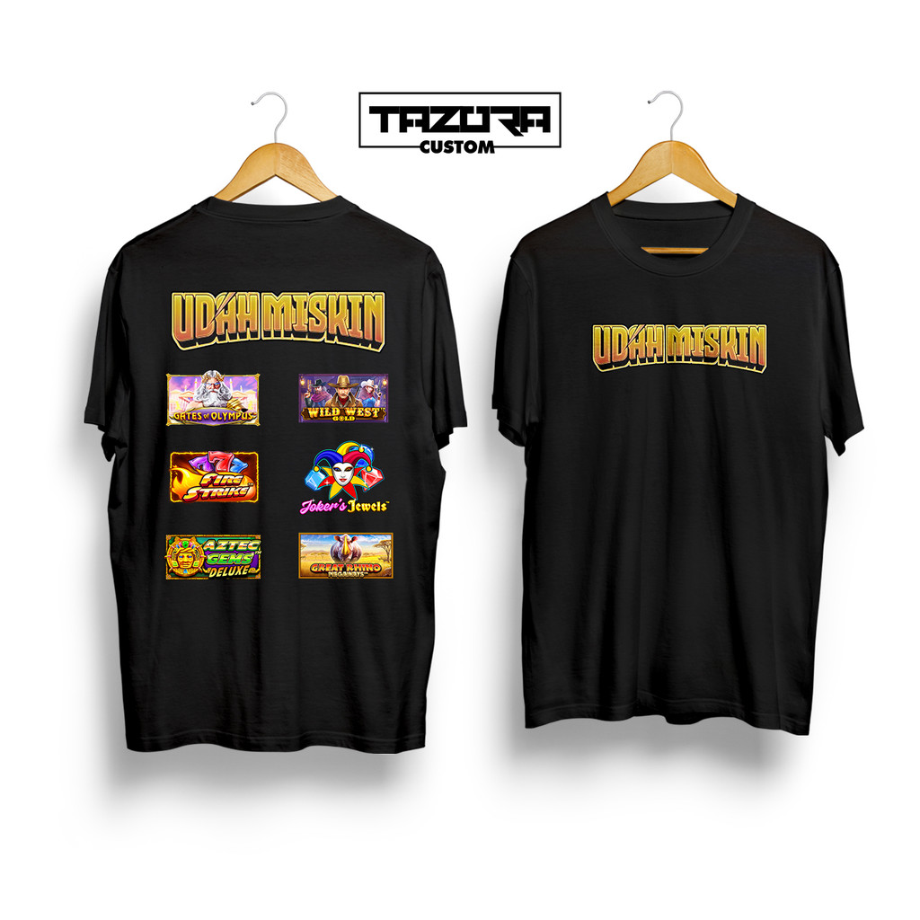 Kaos Slot Pragmatic Paly Baju-Distro Slot Murah Keren Terlaris Viral, Tshirt Sablon Premium BIsa COD