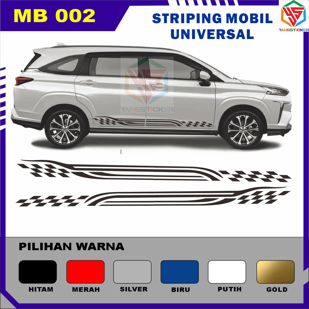 

YS Cutting Sticker Mobil code MB002 Striping Mobil universal