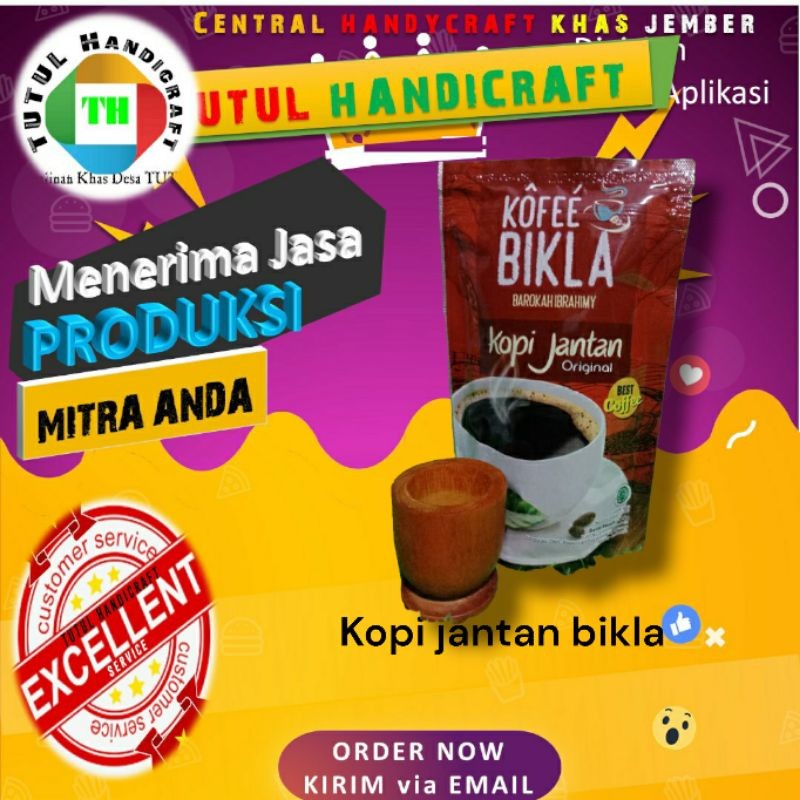 

IMRON PRIBADI Paket Kofee Bikla Jantan Original Gelas Secang
