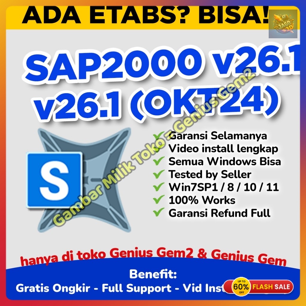 SAP2000 SAP 2000 FULL WIN TERBARU