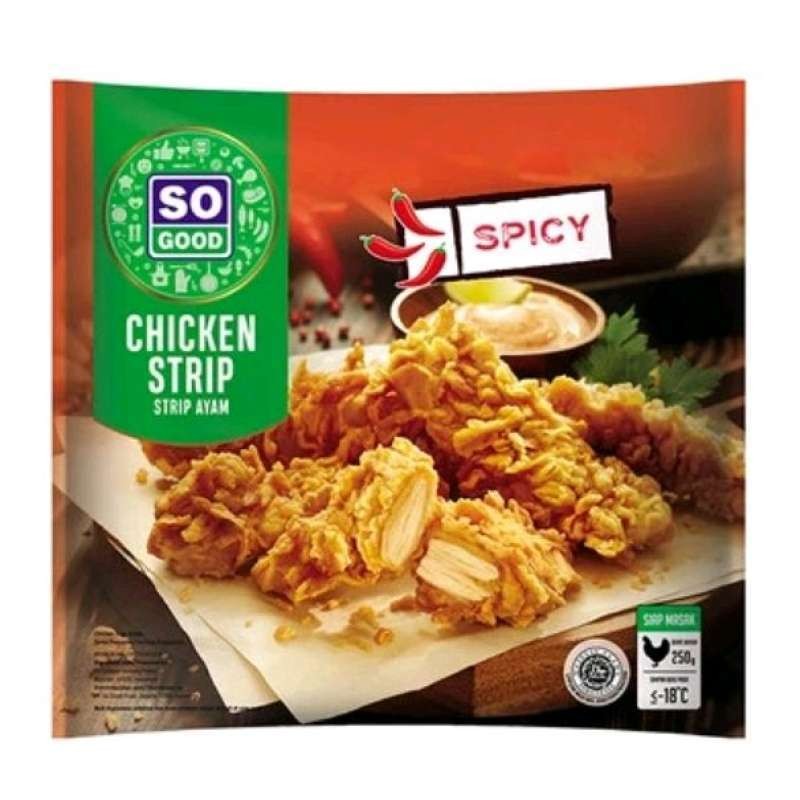 

So Good Spicy Chicken Strip 250 gr