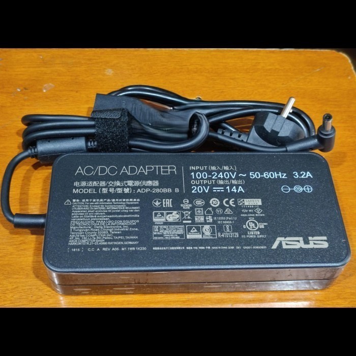 Adaptor Charger Laptop Asus Zephyrus 15 G513QY GX551 GX703 GX532 G703 20V 14A ROG Zephyrus Duo 15 SE