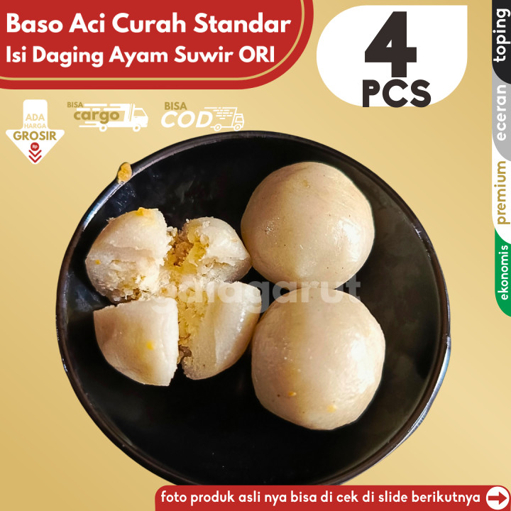 

Baso Aci CILOK STANDAR 4pcs PENTOL ISI AYAM SUWIR ORI by Gaiagarut