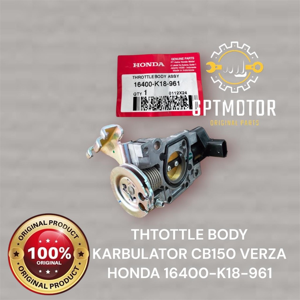 THROTTLE BODY KARBURATOR CB150 VERZA HONDA 16400-K18-961 ORIGINAL