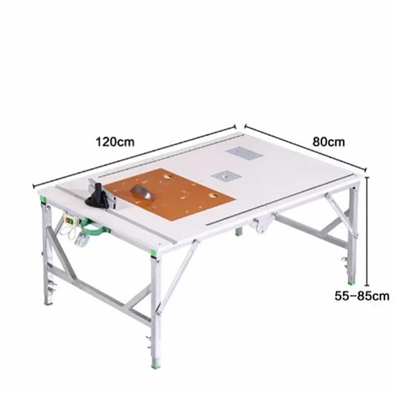 Multifunctional Portable Electric Woodworking Table Saw Upside Down Sliding Table Saw Diy Folding Li
