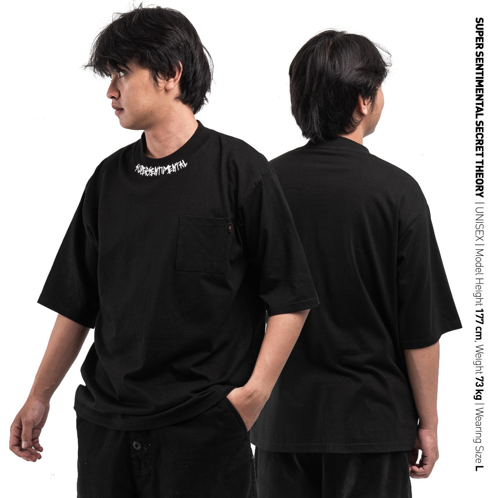 SSST Tagged Heavyweight T-Shirt Oversize Hitam - Official Merchandise