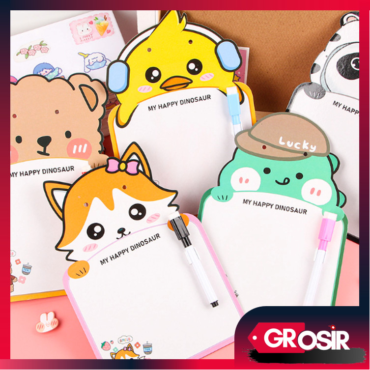 

Grosir - 5941 Papan Tulis Mini / Papan Tulis Mini Anak Karakter Lucu / Papan Tulis Anak Free Spidol Bisa Dihapus Dan Tali Gantung