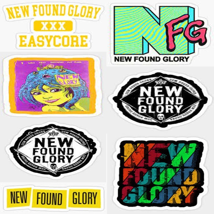 

DL25 Sticker Band New Found Glory