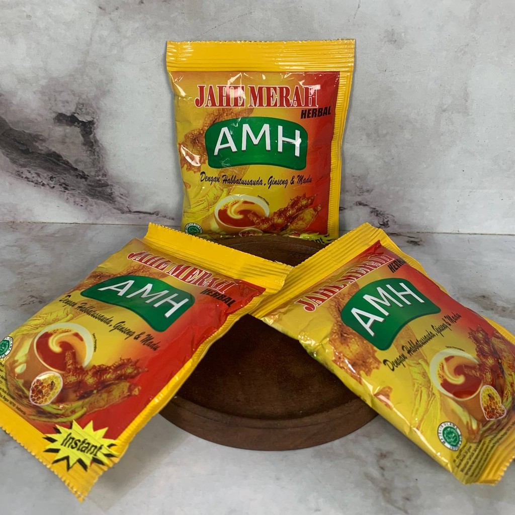 

JAHE MERAH AMH HERBAL ORIGINAL / JAHE AMH 1 SACHET (1PCS)
