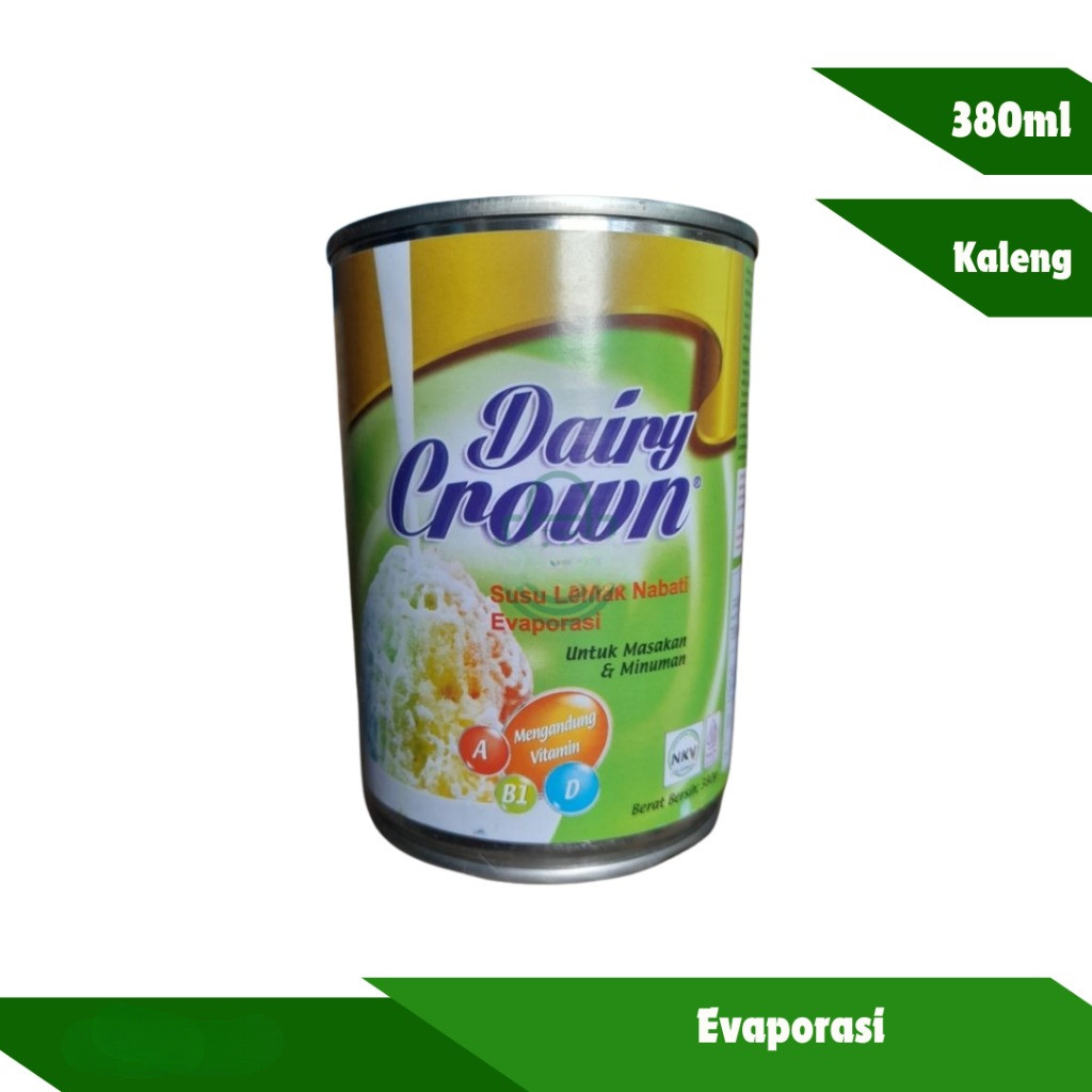 

Dairy crown susu lemak nabati evaporasi 380ml