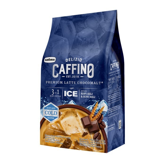 

Caffino Ice Chocomalt Premium Latte Chocolate 6 Sachet x 27 gr