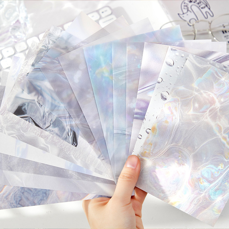 

20/120 Sheets Kawaii Stained Gradient Note Memo Pads Paper Scrapbooking Journal Material Paper Aesthetic Stationery supplies