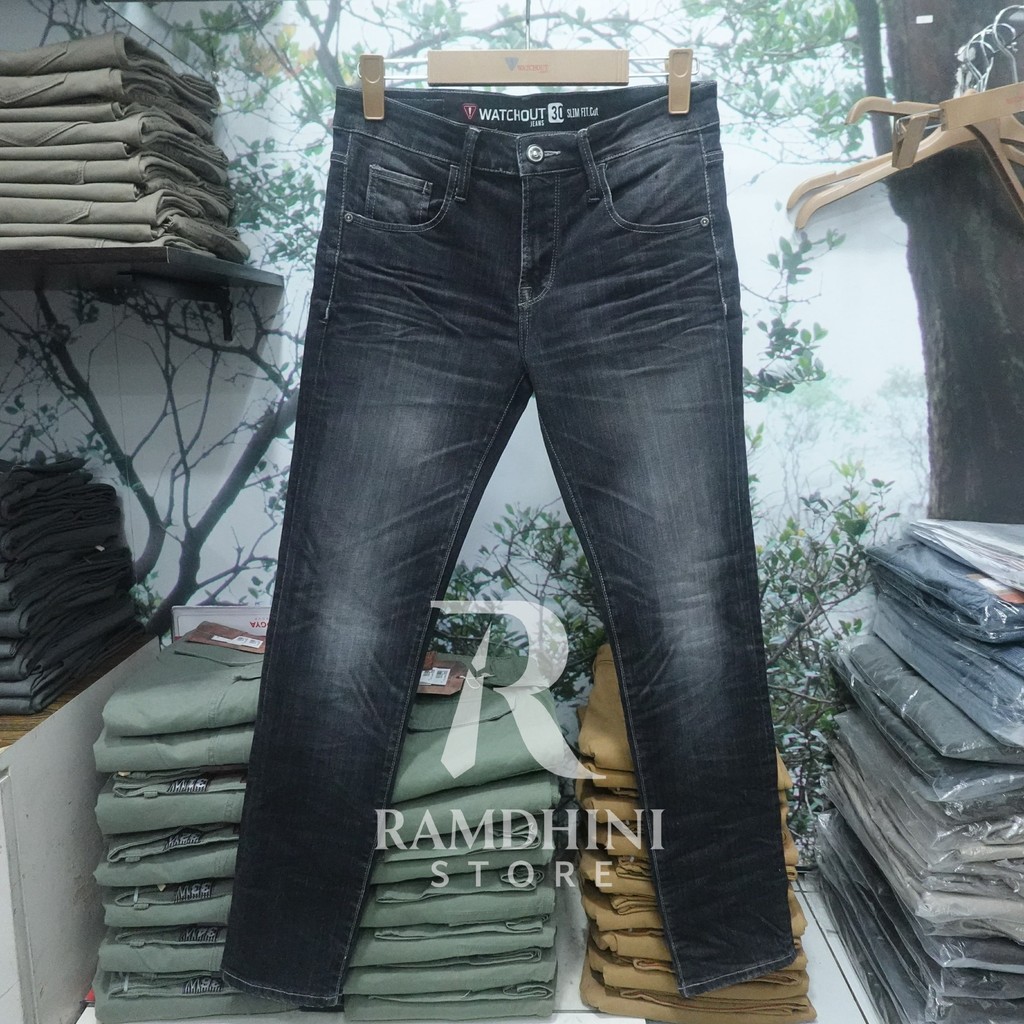 WATCHOUT Jeans Celana Pria Slim Fit JP812250001 0425
