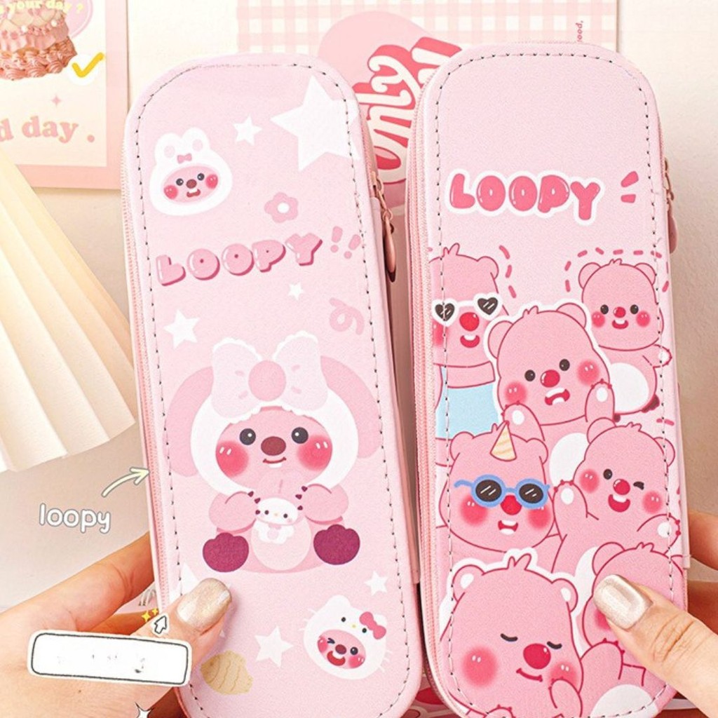 

[doodledreams] Tempat Pensil Loopy Lucu / Kotak Pensil / Pencil Case / Pen Case / Tempat Alat Tulis