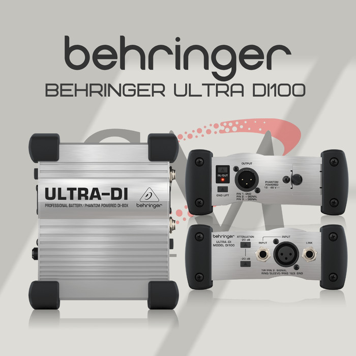 Behringer Ultra Di 100 / Di Box Behringer Ultra DI100