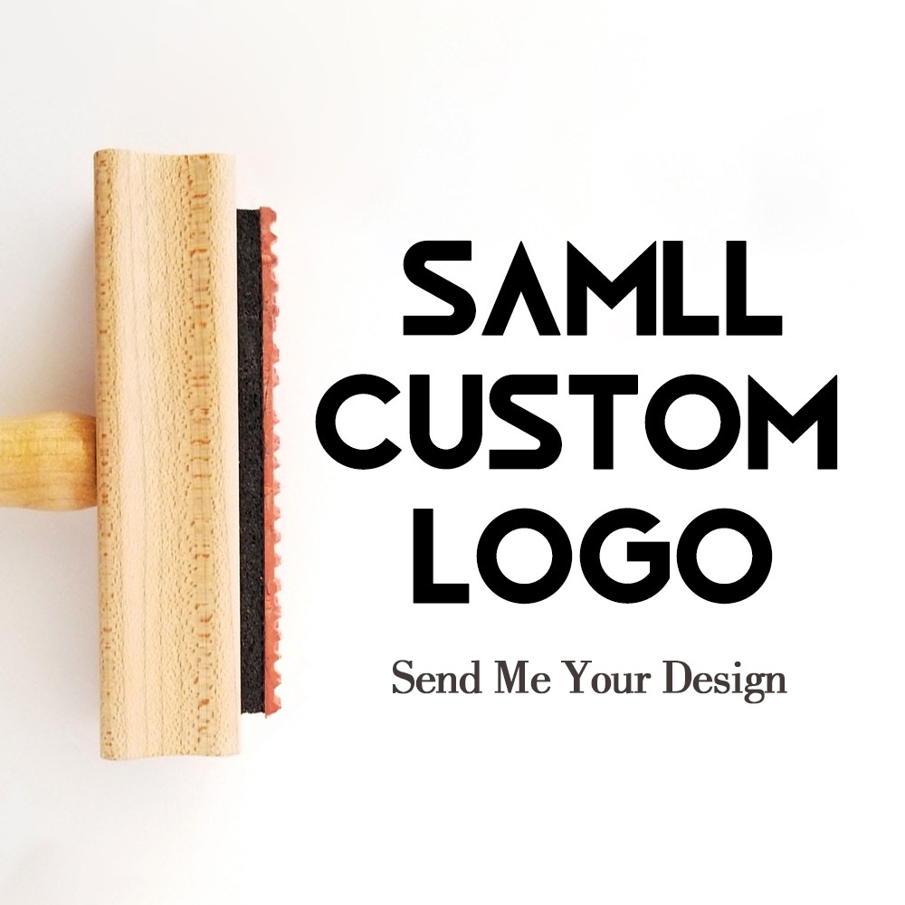 

Custom Small Stamp Logo Wooden Seal Rubber logo Personalized Wedding Address Envelope Company Branding Logo Stamp